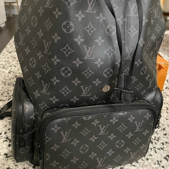 Louis Vuitton Monogram Eclipse Canvas Trio Backpack - Picture 16 of 17